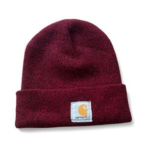 Carhartt Burgundy Knit Beanie